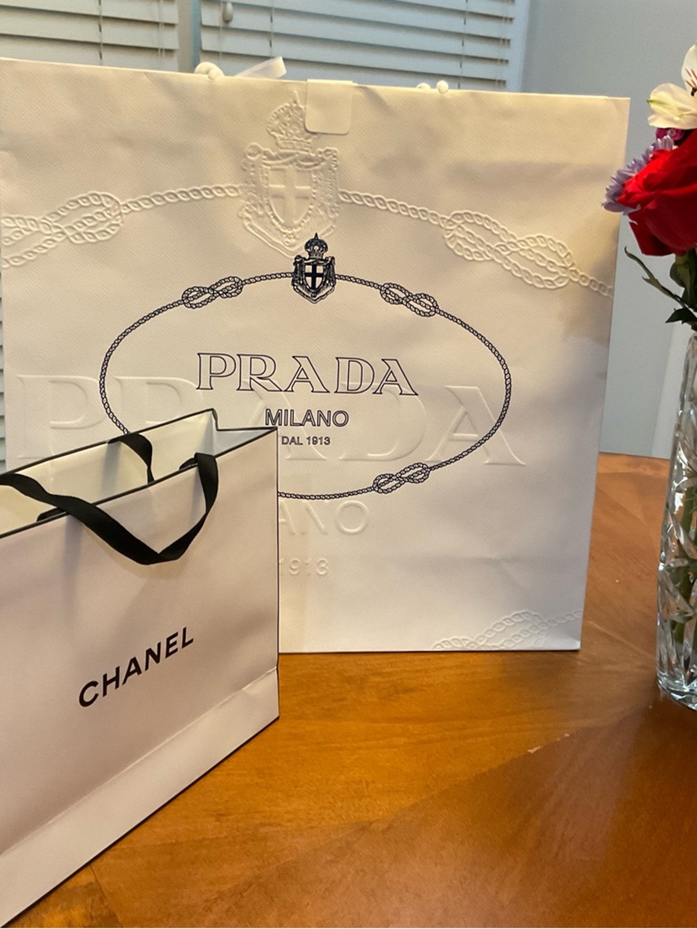 CHANEL AND PRADA DESIGNER GIFT BAGS AUTHENTIC NWT